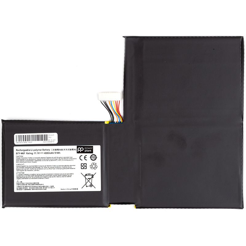 Акумулятор PowerPlant для ноутбуків MSI GS60 Series (BTY-M6F) 11.4V 4600mAh (NB470150)
