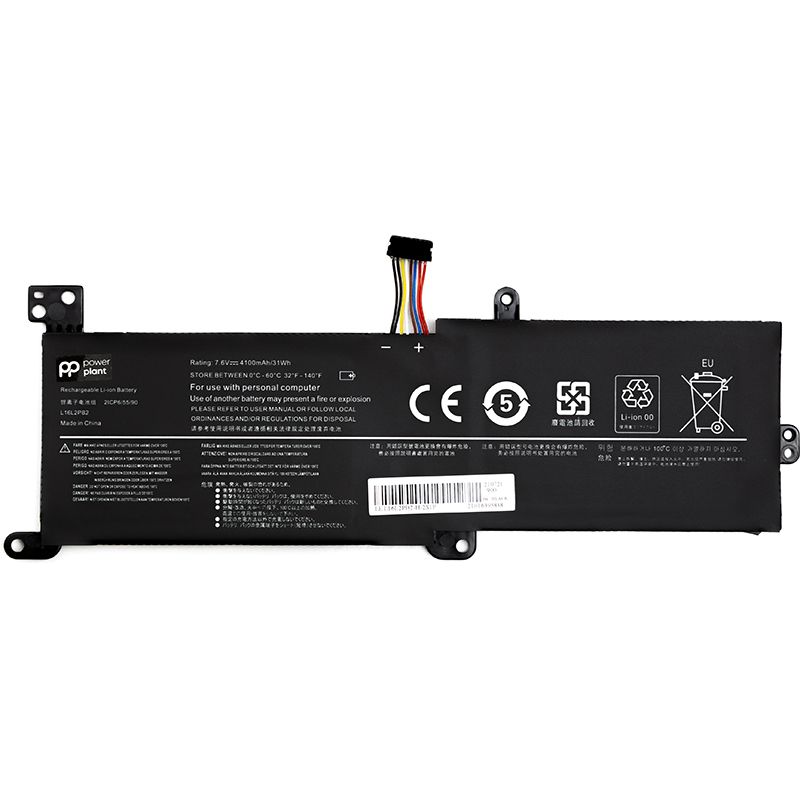 Акумулятор PowerPlant для ноутбуків LENOVO Ideapad 320-14AST (L16L2PB2) 7.7V 4750mAh (NB480975)