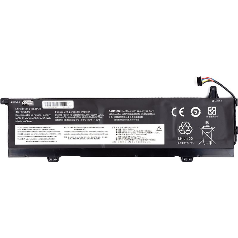 Аккумулятор PowerPlant для ноутбуков LENOVO Yoga 730-15IKB Series (L17C3PE0) 11.4V 4500mAh (NB481866)