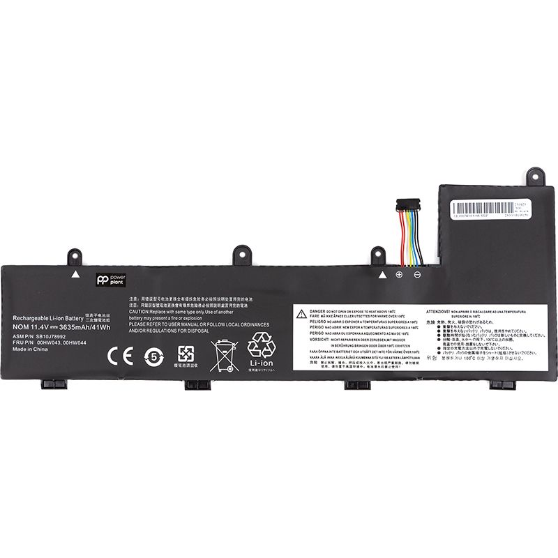 Акумулятор PowerPlant для ноутбуків LENOVO Yoga 11e-20GC (00HW043) 11.4V 3635mAh (NB482061)