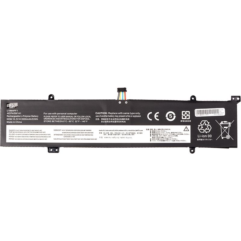 Аккумулятор PowerPlant для ноутбуков LENOVO Yoga 9-15IMH5 (L18M4PF1) 15.2V 3500mAh (NB482382)