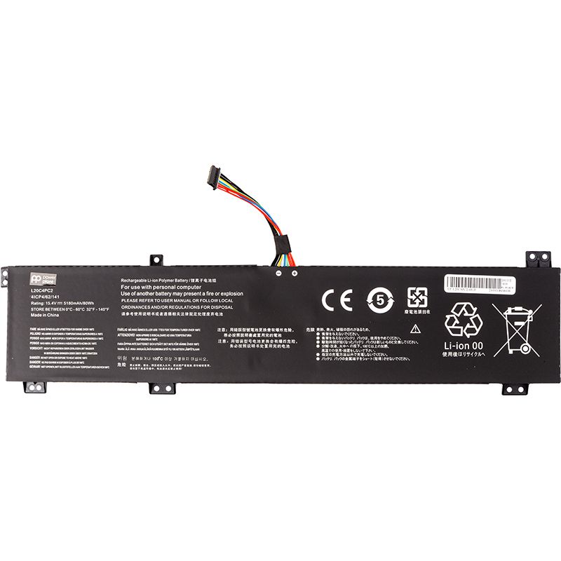 Аккумулятор PowerPlant для ноутбуков LENOVO Legion 5-17ITH6 (L20C4PC2) 15.4V 5180mAh (NB482443)