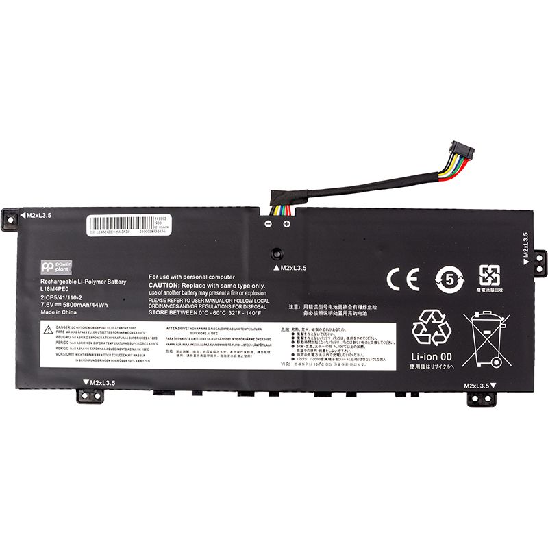 Аккумулятор PowerPlant для ноутбуков LENOVO Yoga C740-14IML 14 (L18M4PE0) 7.6V 5800mAh (NB482450)