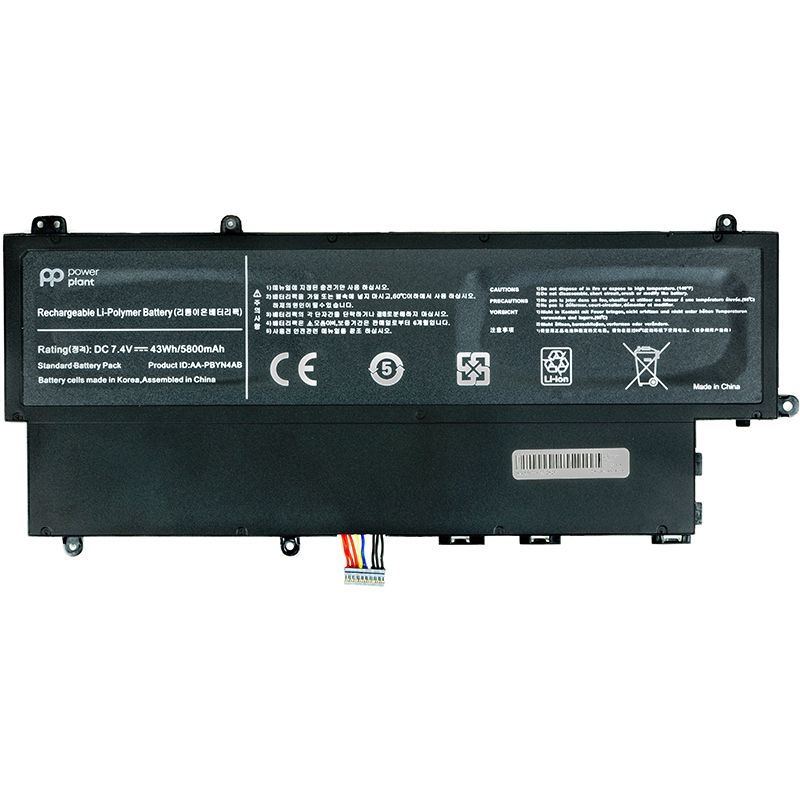 Акумулятор PowerPlant для ноутбуків SAMSUNG 530U3 (AA-PBYN4AB) 7.4V 5800mAh (NB490158)
