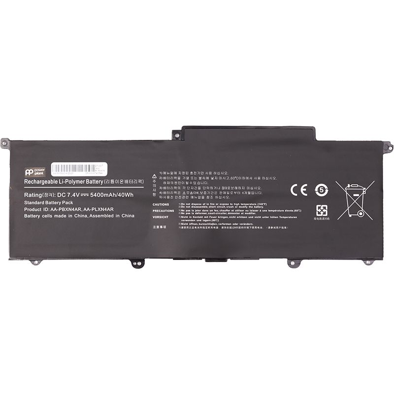 Акумулятор PowerPlant для ноутбуків SAMSUNG 900X3B (AA-PLXN4AR) 7.4V 5400mAh (NB490189)