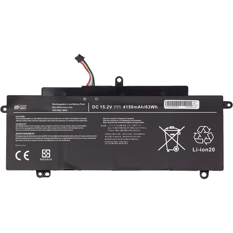 Аккумулятор PowerPlant для ноутбуков TOSHIBA Z50-A Series (PA5149U-1BRS)15.2V 4150mAh (NB510252)