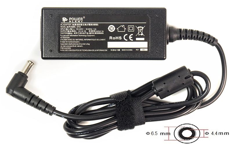 Блок живлення для ноутбуків PowerPlant SAMSUNG 220V, 14V 42W 3A (6.5*4.4) (SA42B6544)