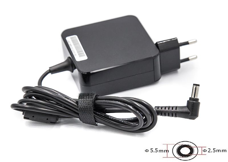 Блок питания для ноутбуков PowerPlant ACER, ASUS 220V, 19V 65W 3.42A (5.5*2.5) wall mount (WM-AC65F5525)