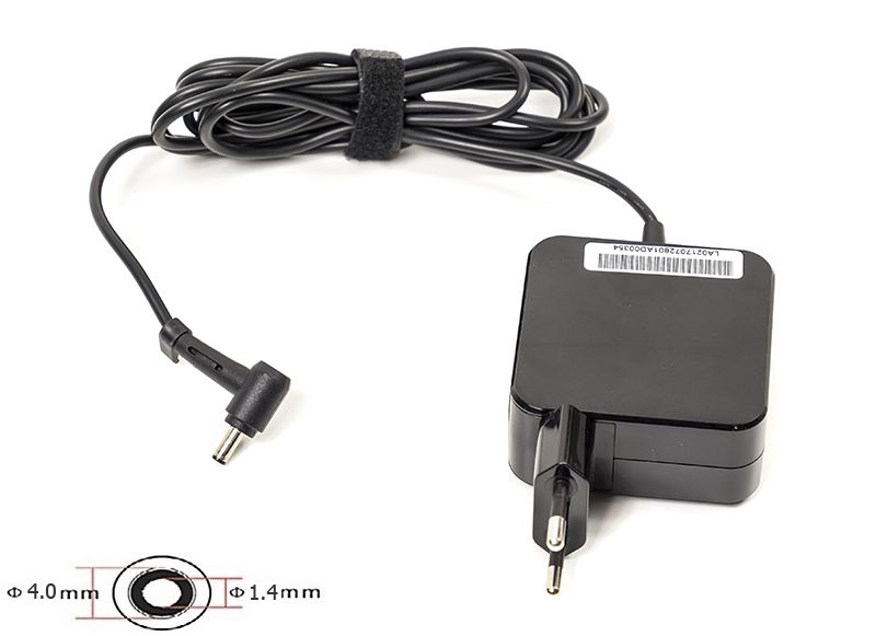 Блок живлення для ноутбуків PowerPlant ASUS 220V, 19V 45W 2.37A (4.0*1.4) wall mount (WM-AS45F4014)