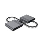 Док-станция Cablexpert USB-C 3-в-1 (A-CM-COMBO3-04)