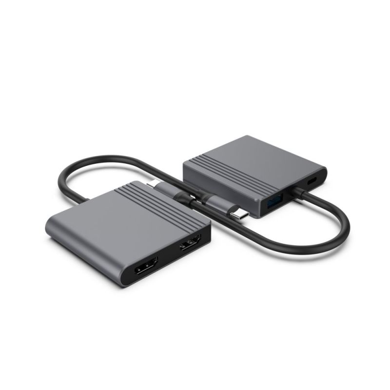 Док-станция Cablexpert USB-C 3-в-1 (A-CM-COMBO3-04)