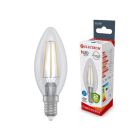 Лампа светодиодная свеча ретро Electrum Filament 4W E14 4000K (A-LC-1367)