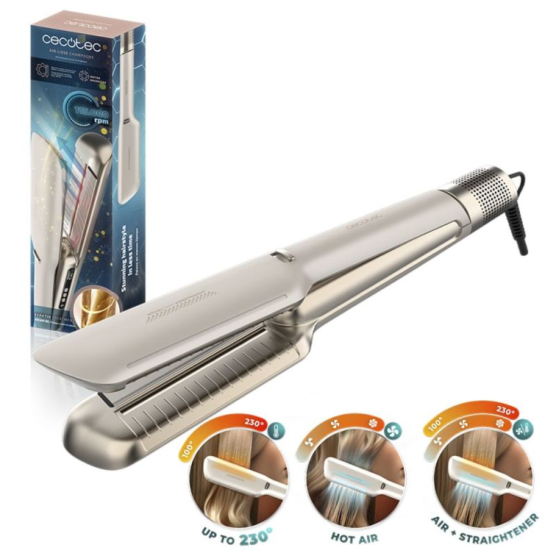 Утюжок (выпрямитель) для волос Cecotec Air Lisse Champagne (A01_EU01_100989)
