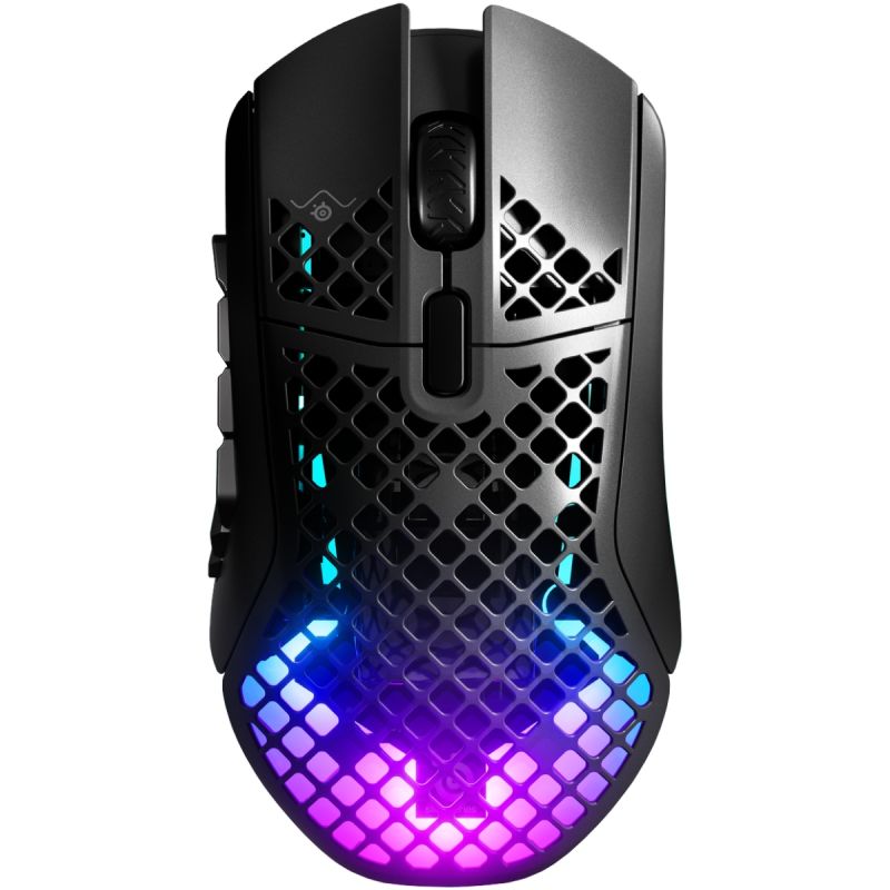 Мишка SteelSeries Aerox 9 Wireless RGB, 18000dpi., 18кн. Black (62618)