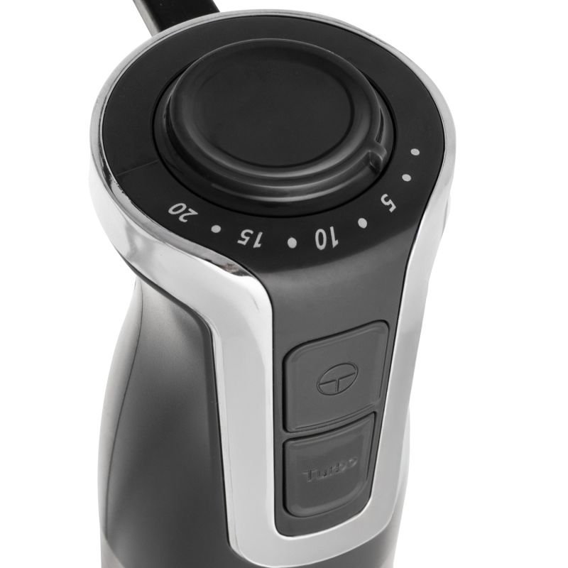 Блендер Adler AD 4627 grey ручний/ 1800Вт/ 20 швидк./ TURBO/ чаша для змішування 600мл (AD4627G)