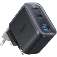 Сетевое зарядное устройство Anker Charger 70W, 2xUSB-C, 1xUSB-A, Black (A121AL11)