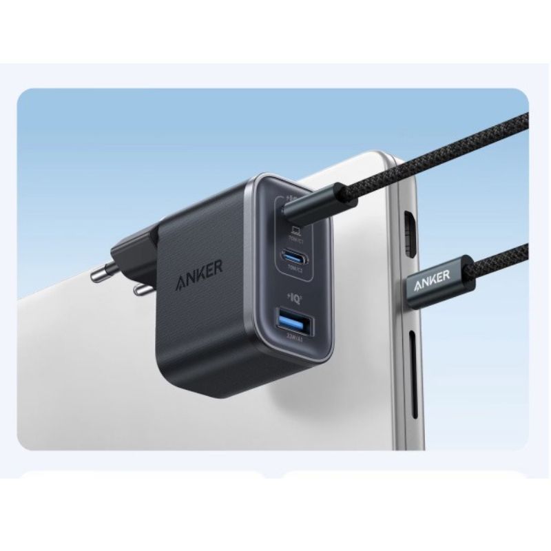 Сетевое зарядное устройство Anker Charger 70W, 2xUSB-C, 1xUSB-A, Black (A121AL11)