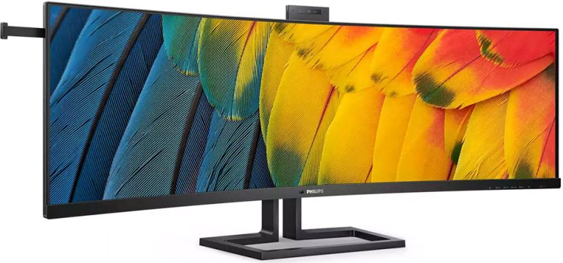 TFT 44,5" Philips 45B1U6900CH, Dual QHD, VA, вигн., 2xHDMI, DP, USB-C, RJ-45, USB-hub, cam, HAS, кол (45B1U6900CH/00)