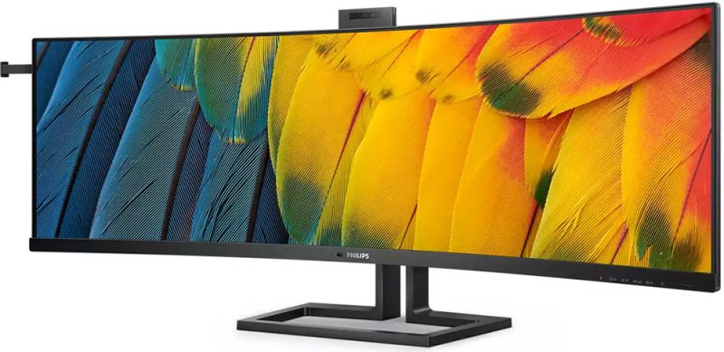TFT 44,5" Philips 45B1U6900CH, Dual QHD, VA, вигн., 2xHDMI, DP, USB-C, RJ-45, USB-hub, cam, HAS, кол (45B1U6900CH/00)
