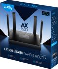 Маршрутизатор Cudy WR1500, AX1500 Gigabit Wi-Fi 6, 2.4GHz, 4x10/100/1000Mbps, WPA3, 4x5dBi fixed ant (WR1500)