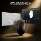 Мишка Attack Shark V8 Ultra-Light, Wireless/Bluetooth, 42000dpi. (PAW3950MAX), 6кн., Black (V8B_AS)