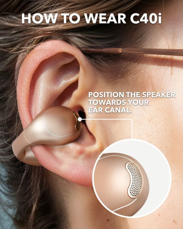 Bluetooth-гарнитура Anker SoundCore C40i Golden (A3331GB1)