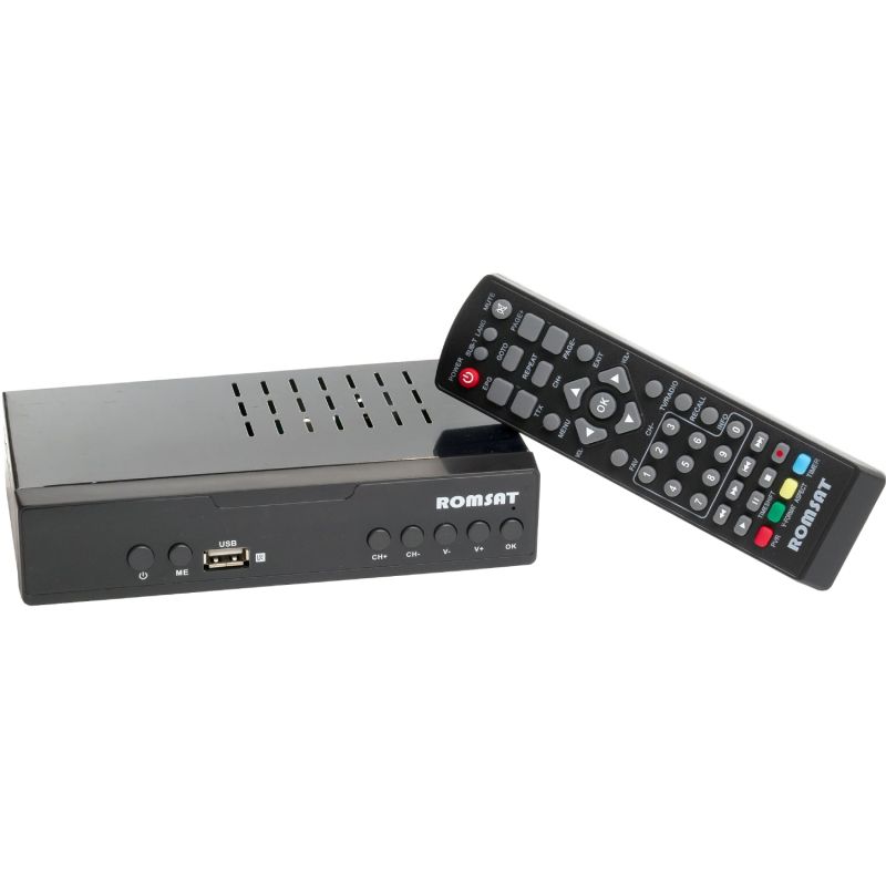 TV Тюнер Romsat T7070HD, DVB-T2, пульт ДУ (T7070HD)