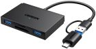 Card Reader USB 3.0 4-in-1,OTG USB-C/USB-A, SD/TF,  4-in-1 CM812 Ugreen (45167)