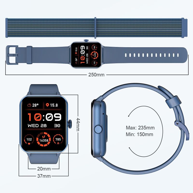 Годинник Blackview R50 Blue (6931548317548)