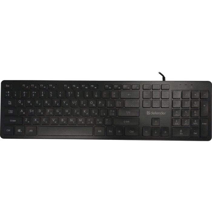 Клавіатура ігрова Defender Balance LQ UA LED підсвітка, чорна (450790)