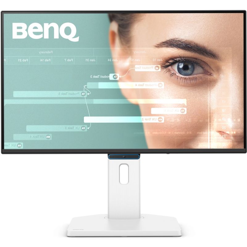 TFT 23.8" BenQ GW2490TC, IPS, 144hz, HDMI, DP, USB-C, HAS, колонки, білий (9H.LNMLA.TBE)