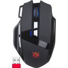 Мишка Defender Knight GM-885, бездротова, ігрова, 8кн., 3200 dpi., 400 mAh, чорна (52885)