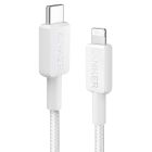 Кабель Anker 322 USB-C - Lightning, 0.9 м, White (A81B5H21/A81B5G21)