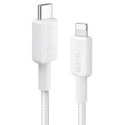 Кабель Anker 322 USB-C - Lightning, 0.9 м, White (A81B5H21/A81B5G21)