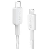 Кабель Anker 322 USB-C - Lightning, 0.9 м, White (A81B5H21/A81B5G21)