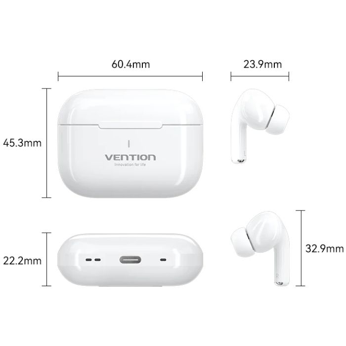 Навушники TWS Vention Elf Earbuds ECHO LITE E11 White (NBVW0)