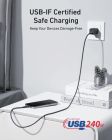 Кабель Anker Upcycled-Braided USB-C - USB-C (M/M), 240W, 1.8 м, Black (A82E2H12)