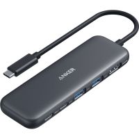 USB-хаб Anker USB-C Hub 332 5-in-1 Black (A8355H11)