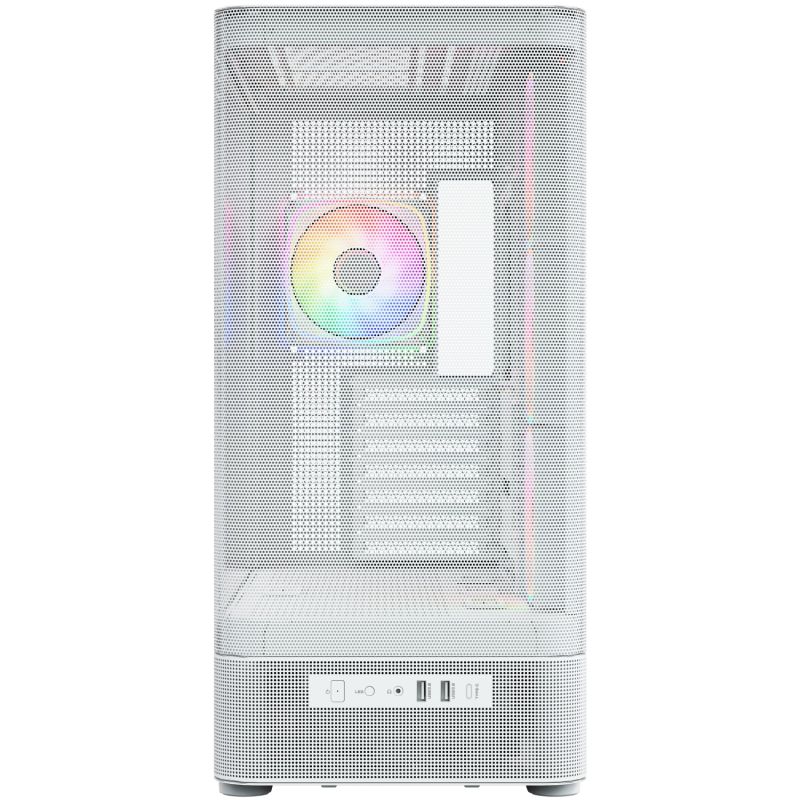 Корпус Modecom VOLCANO AQ400 ARGB MIDI SIDE LCD 6,2”, 4x120mm fans WHITE без БЖ ATX (MC-A-AQ400-4FA-W)