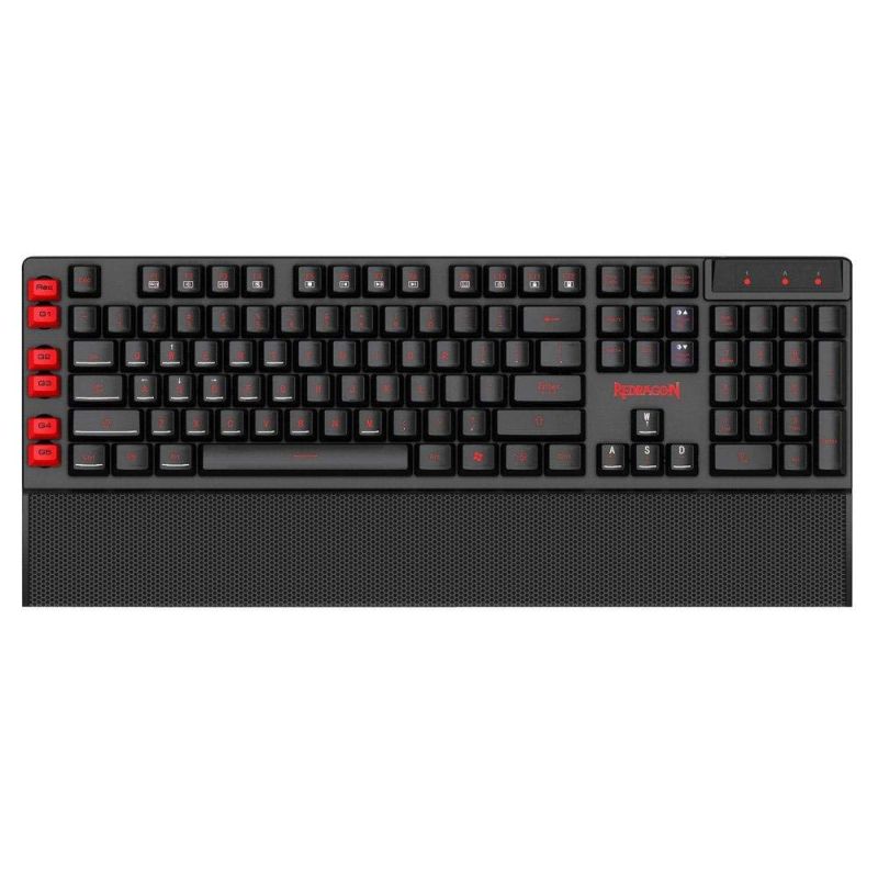 Клавіатура ігрова Redragon Yaksa K505 UKR, 7 кольорів AntiGhost USB (70392)