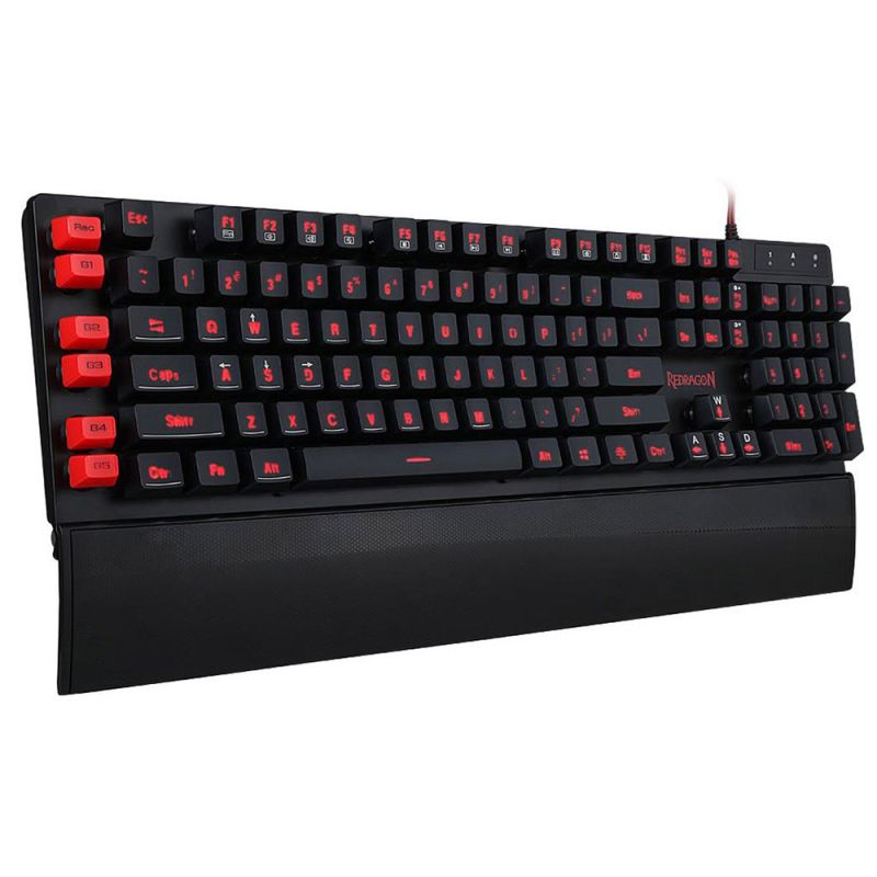 Клавіатура ігрова Redragon Yaksa K505 UKR, 7 кольорів AntiGhost USB (70392)