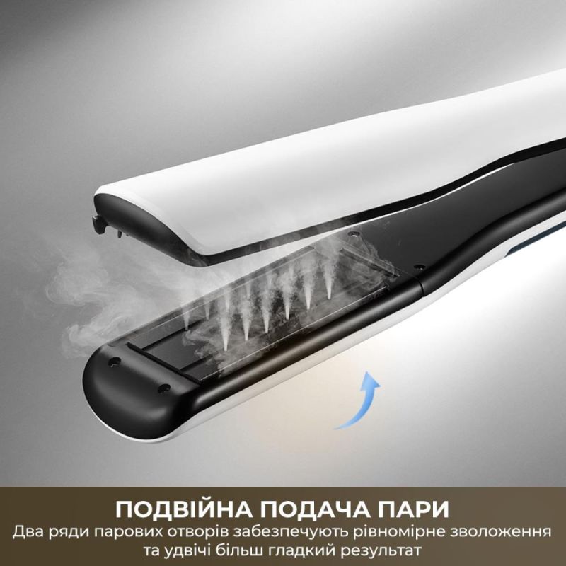 Утюжок (выпрямитель) для волос Dreame AuraSteam Straight White (AA01A)
