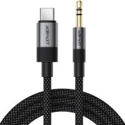 Перехідник USB-C --> 3.5 mm (F) 15cm audio converter J11 Acefast black (6974316285274)