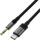 Перехідник USB-C --> 3.5 mm (F) 15cm audio converter J11 Acefast black (6974316285274)