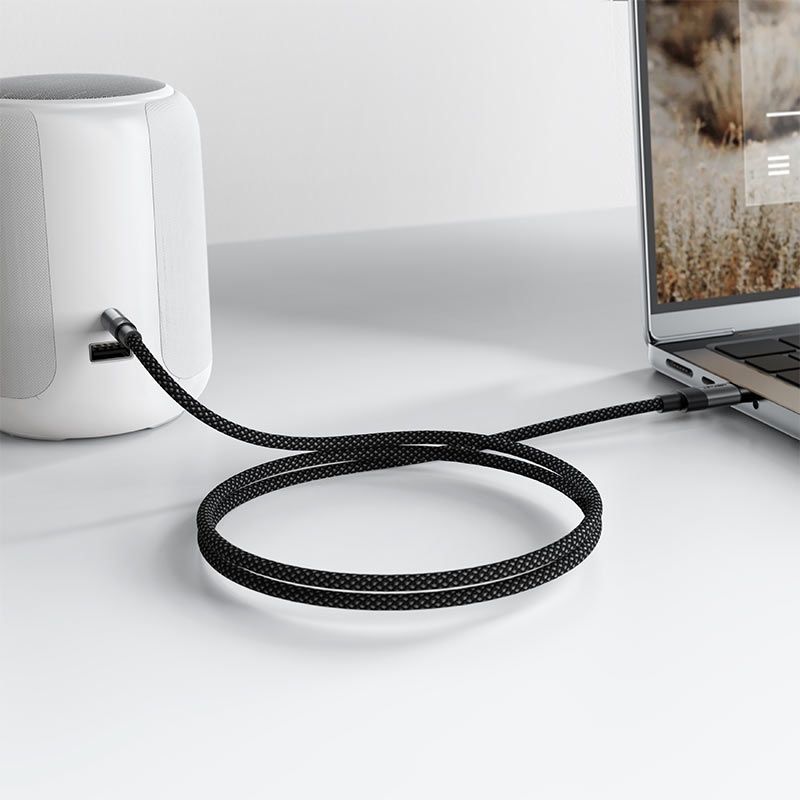 Перехідник USB-C --> 3.5 mm (F) 15cm audio converter J11 Acefast black (6974316285274)