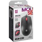 Мишка Defender Delta MM-523, 3кн.,1000dpi, безшумна чорна (52523)