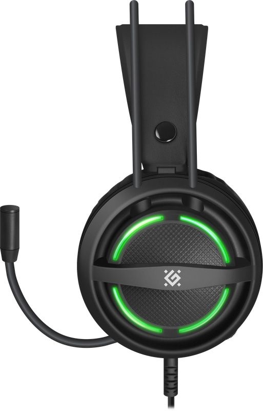 Ігрова гарнітура Defender Dexter RGB, кабель 2.2 м, чорна (64595)