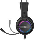 Ігрова гарнітура Defender Dexter RGB, кабель 2.2 м, чорна (64595)