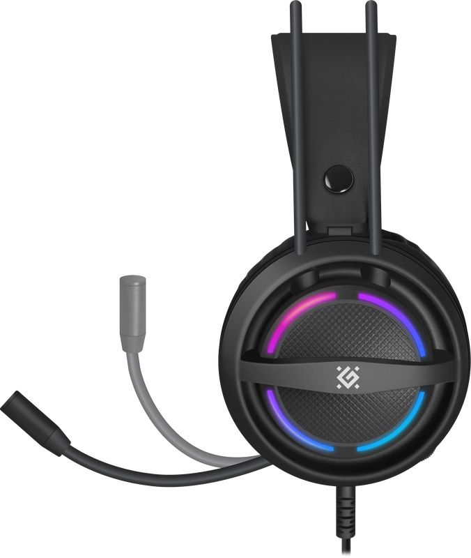 Ігрова гарнітура Defender Dexter RGB, кабель 2.2 м, чорна (64595)