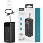 УМБ Choetech 40000mAh, 22,5W PD QC3.0, USB-C In/out, 2xUSB-A Li-pol чорна (B731-ACBK)